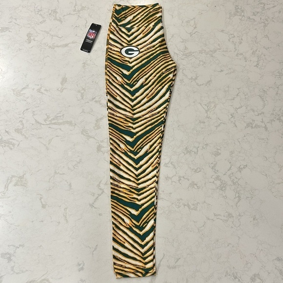 Zubaz Women's Green Bay Packers Leggings Medium NWT - Picture 5 of 15